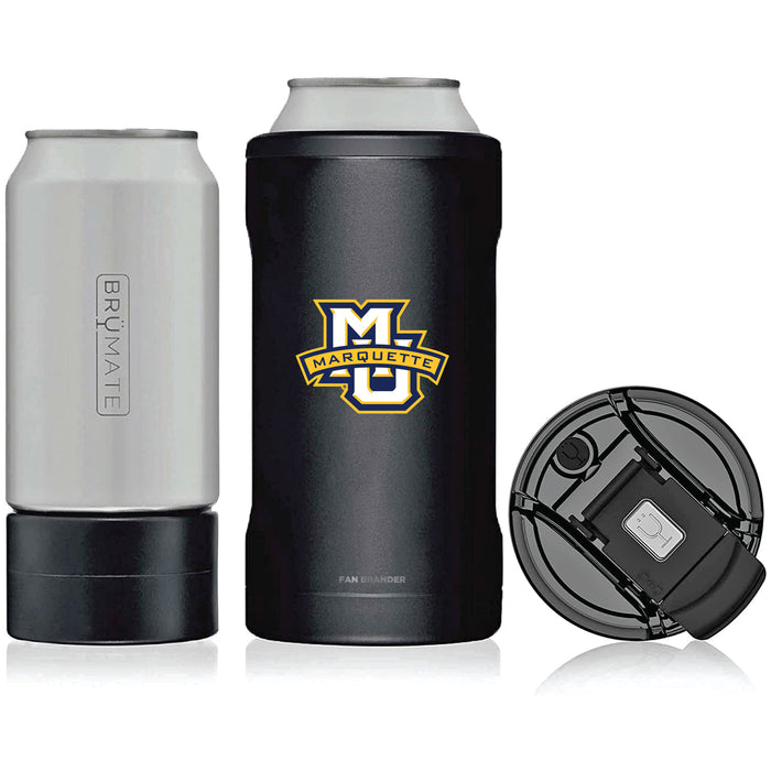 BruMate Hopsulator Trio 3-in-1 Insulated Can Cooler with Marquette Golden Eagles Primary Logo