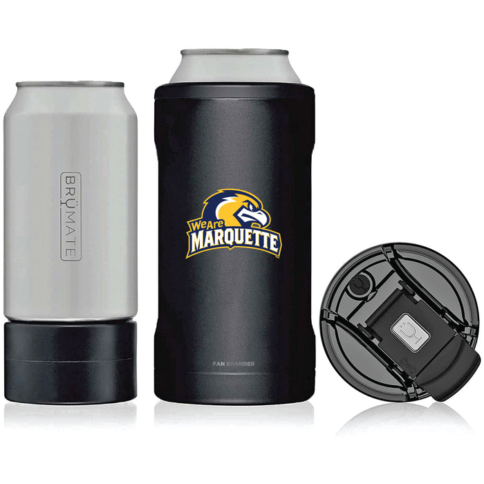 BruMate Hopsulator Trio 3-in-1 Insulated Can Cooler with Marquette Golden Eagles Secondary Logo