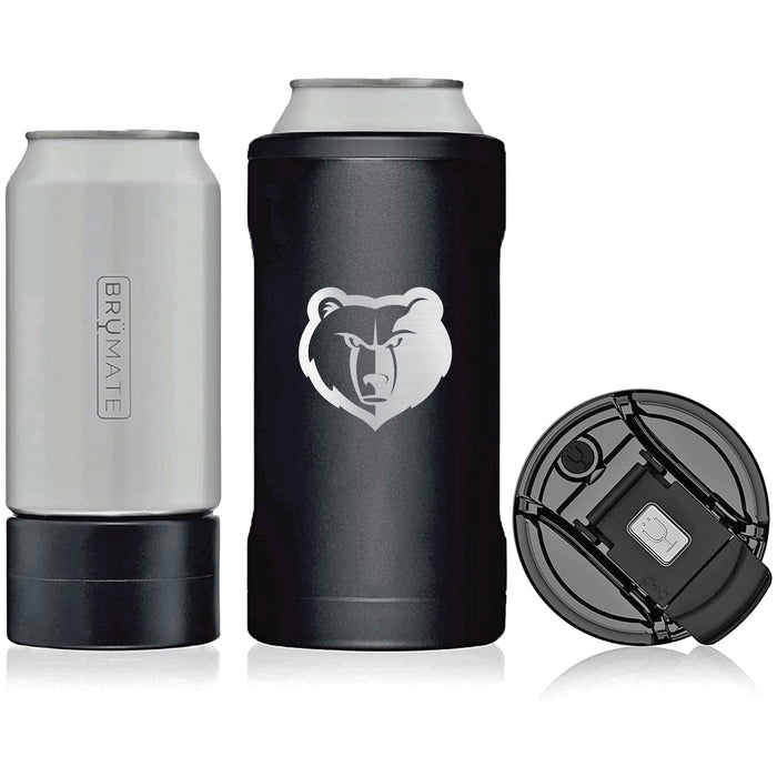 BruMate Hopsulator Trio 3-in-1 Insulated Can Cooler with Memphis Grizzlies Etched Primary Logo