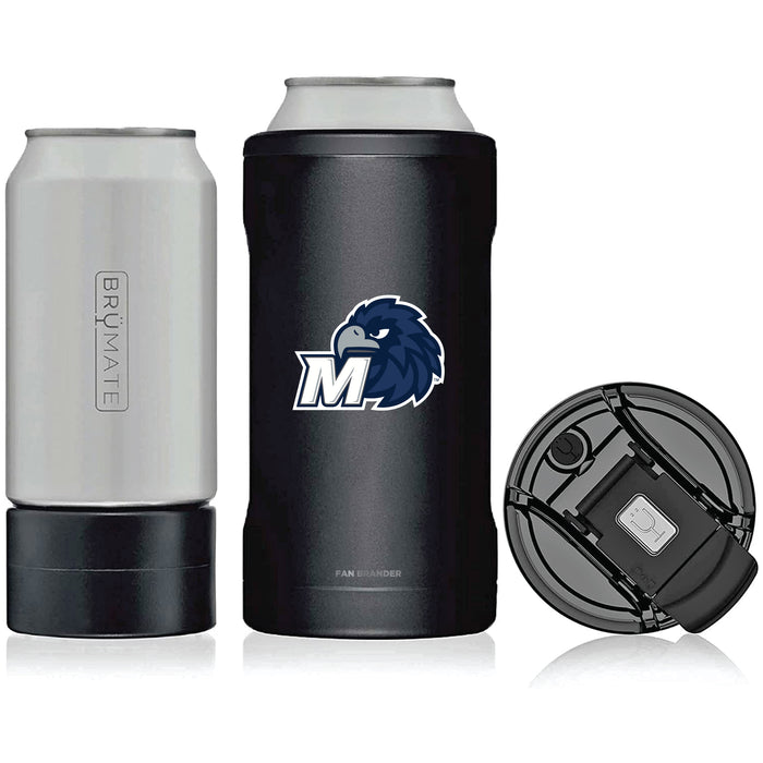 BruMate Hopsulator Trio 3-in-1 Insulated Can Cooler with Monmouth Hawks Secondary Logo
