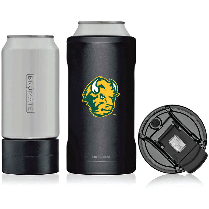 BruMate Hopsulator Trio 3-in-1 Insulated Can Cooler with North Dakota State Bison Secondary Logo