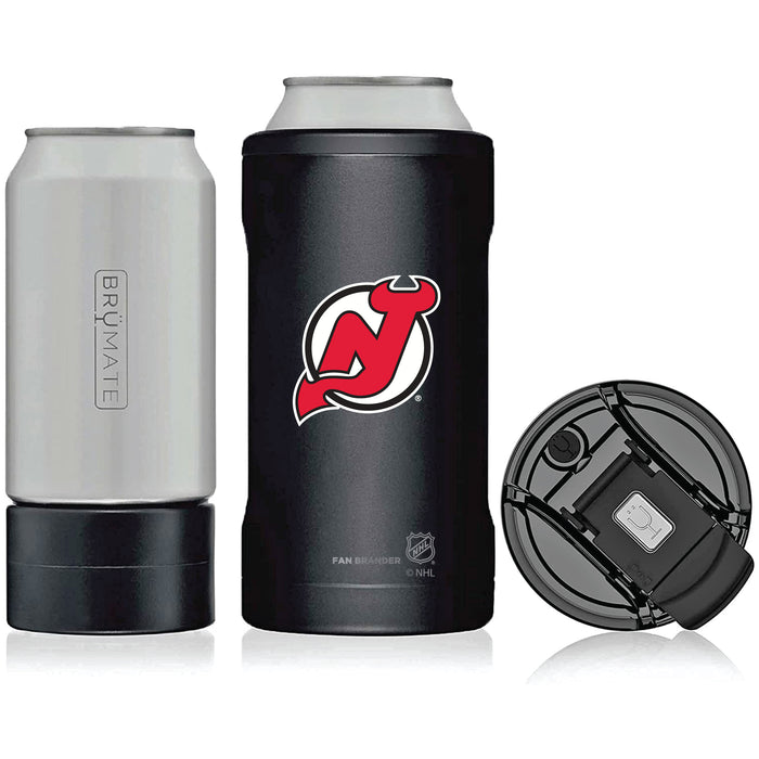 BruMate Hopsulator Trio 3-in-1 Insulated Can Cooler with New Jersey Devils Primary Logo