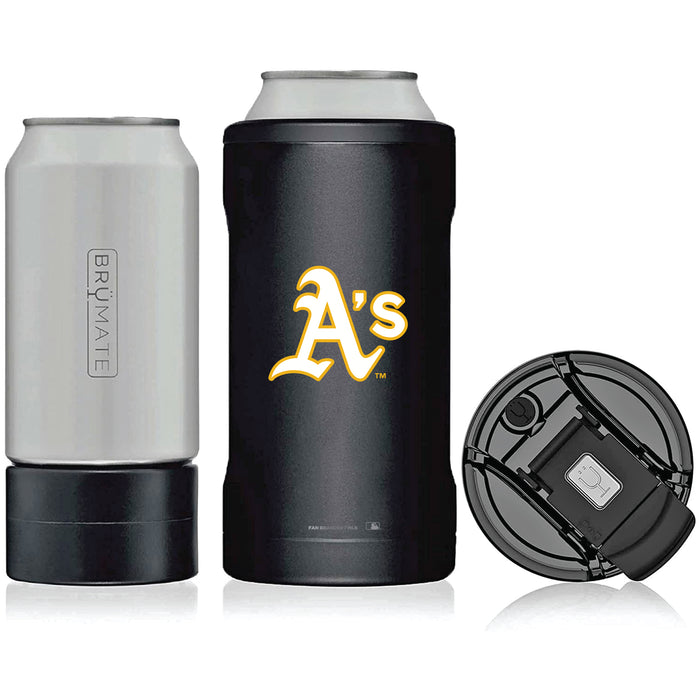 BruMate Hopsulator Trio 3-in-1 Insulated Can Cooler with Oakland Athletics Primary Logo