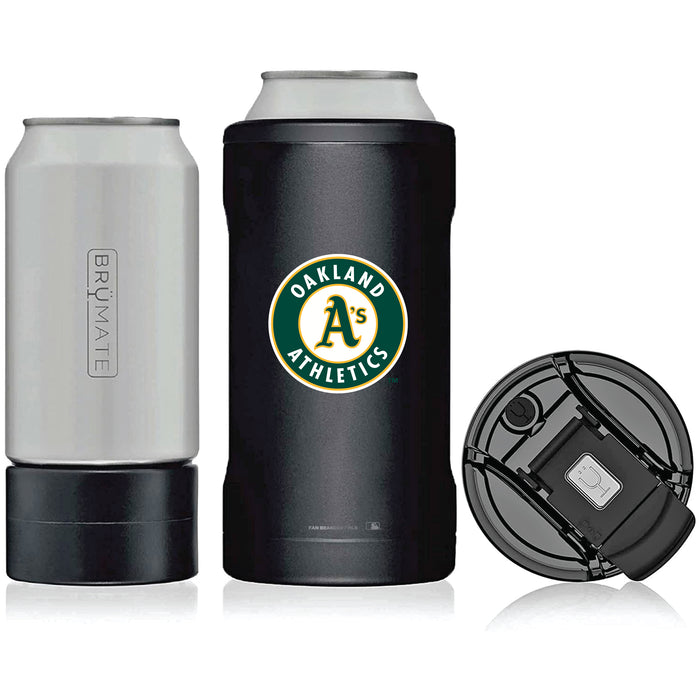 BruMate Hopsulator Trio 3-in-1 Insulated Can Cooler with Oakland Athletics Secondary Logo