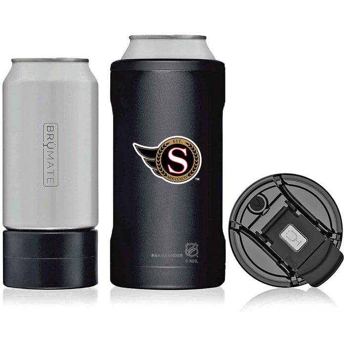 BruMate Hopsulator Trio 3-in-1 Insulated Can Cooler with Ottawa Senators Secondary Logo