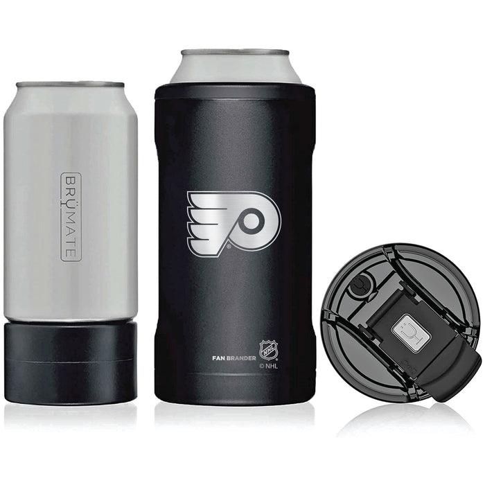 BruMate Hopsulator Trio 3-in-1 Insulated Can Cooler with Philadelphia Flyers Primary Etched Logo