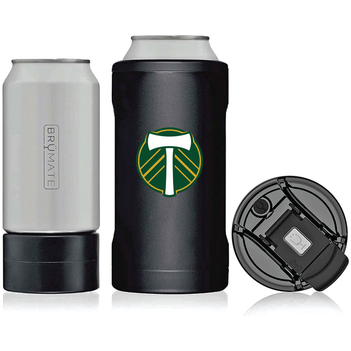 BruMate Hopsulator Trio 3-in-1 Insulated Can Cooler with Portland Timbers Primary Logo