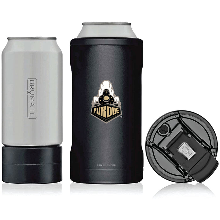 BruMate Hopsulator Trio 3-in-1 Insulated Can Cooler with Purdue Boilermakers Secondary Logo