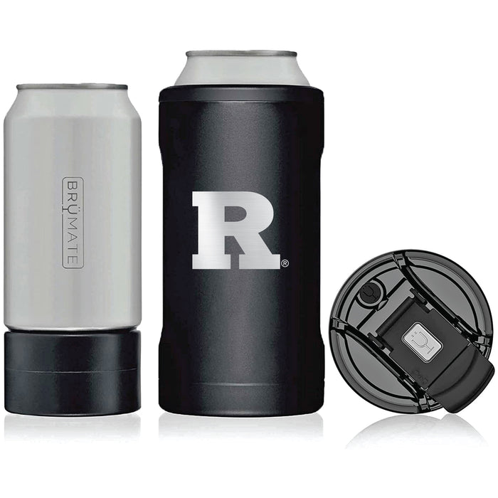 BruMate Hopsulator Trio 3-in-1 Insulated Can Cooler with Rutgers Scarlet Knights Primary Logo