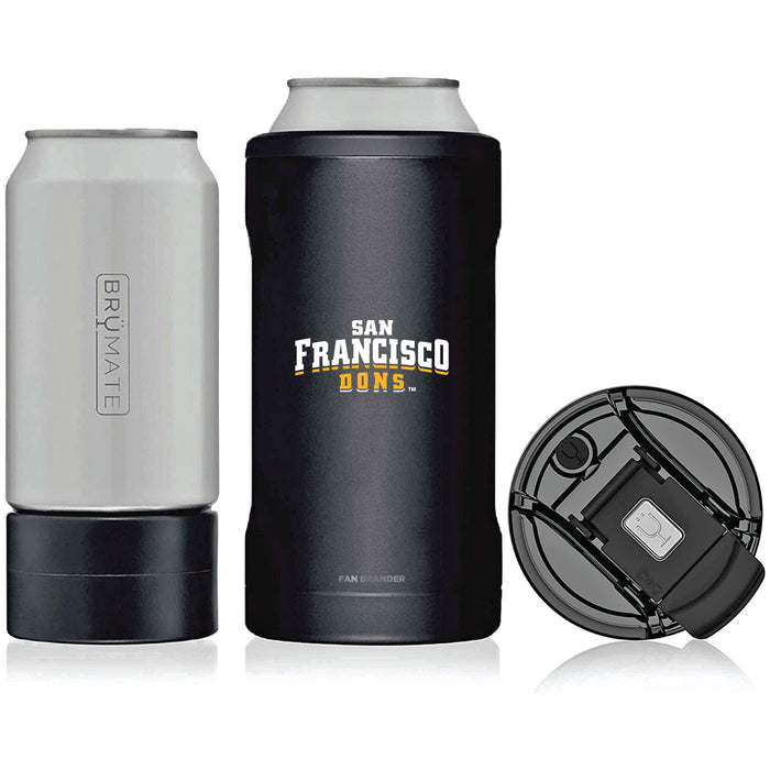 BruMate Hopsulator Trio 3-in-1 Insulated Can Cooler with San Francisco Dons Primary Logo