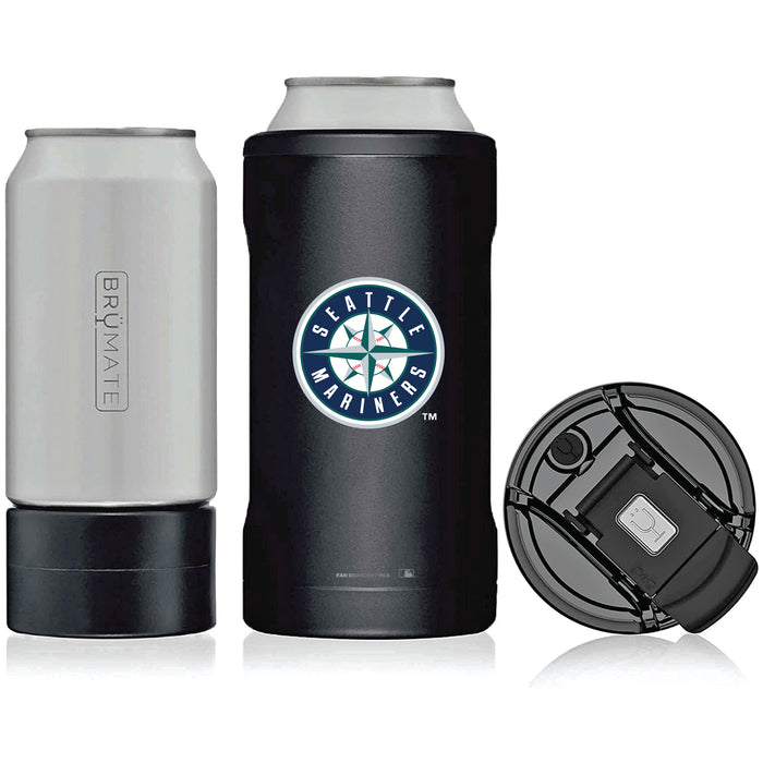 BruMate Hopsulator Trio 3-in-1 Insulated Can Cooler with Seattle Mariners Primary Logo