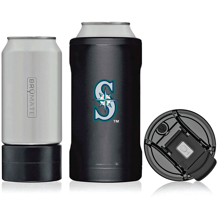 BruMate Hopsulator Trio 3-in-1 Insulated Can Cooler with Seattle Mariners Secondary Logo