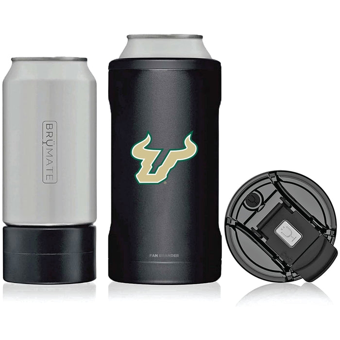 BruMate Hopsulator Trio 3-in-1 Insulated Can Cooler with South Florida Bulls Primary Logo