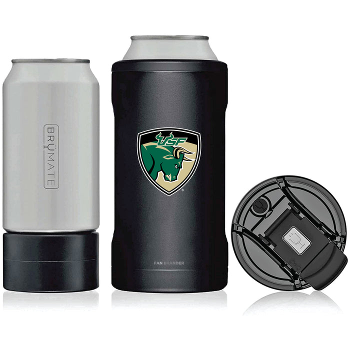BruMate Hopsulator Trio 3-in-1 Insulated Can Cooler with South Florida Bulls Secondary Logo