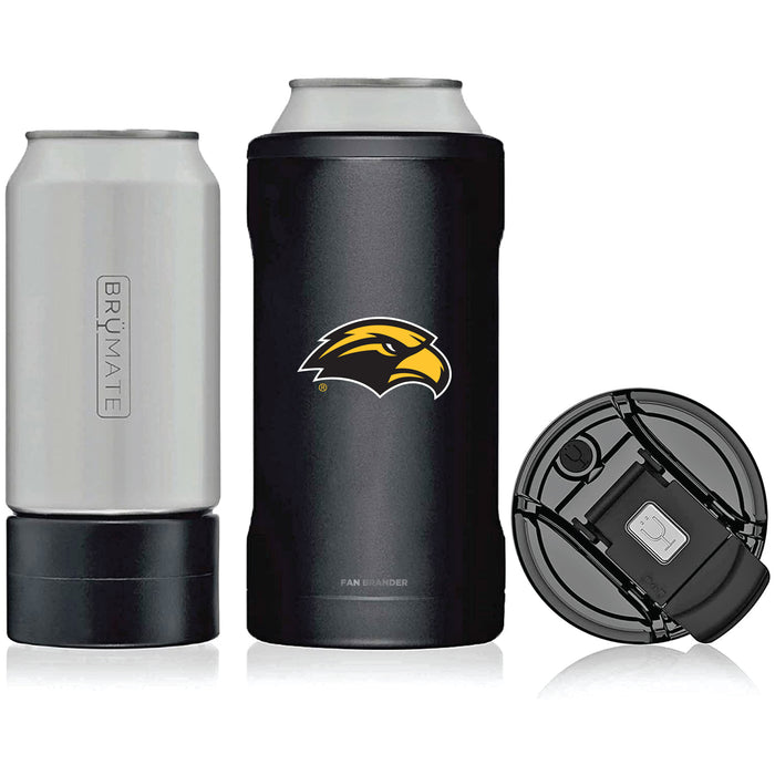 BruMate Hopsulator Trio 3-in-1 Insulated Can Cooler with Southern Mississippi Golden Eagles Primary Logo