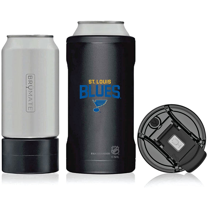 BruMate Hopsulator Trio 3-in-1 Insulated Can Cooler with St. Louis Blues Secondary Logo