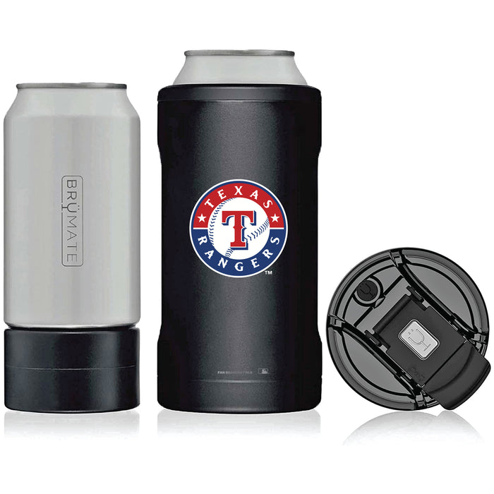 BruMate Hopsulator Trio 3-in-1 Insulated Can Cooler with Texas Rangers Primary Logo