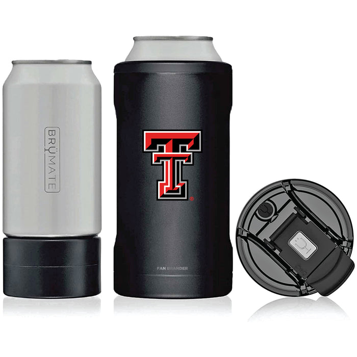 BruMate Hopsulator Trio 3-in-1 Insulated Can Cooler with Texas Tech Red Raiders Primary Logo