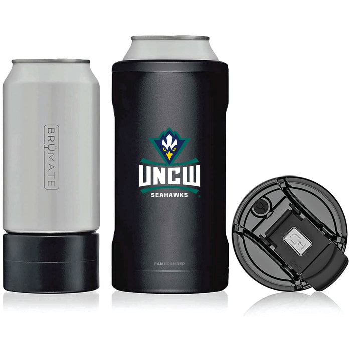 BruMate Hopsulator Trio 3-in-1 Insulated Can Cooler with UNC Wilmington Seahawks Primary Logo
