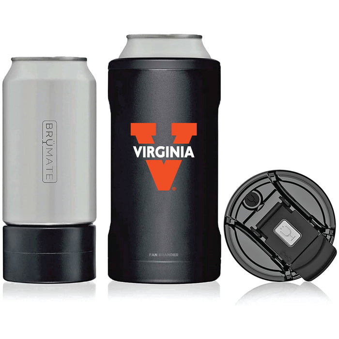 BruMate Hopsulator Trio 3-in-1 Insulated Can Cooler with Virginia Cavaliers Secondary Logo