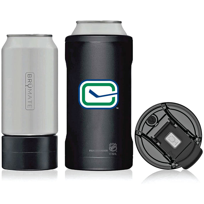 BruMate Hopsulator Trio 3-in-1 Insulated Can Cooler with Vancouver Canucks Secondary Logo