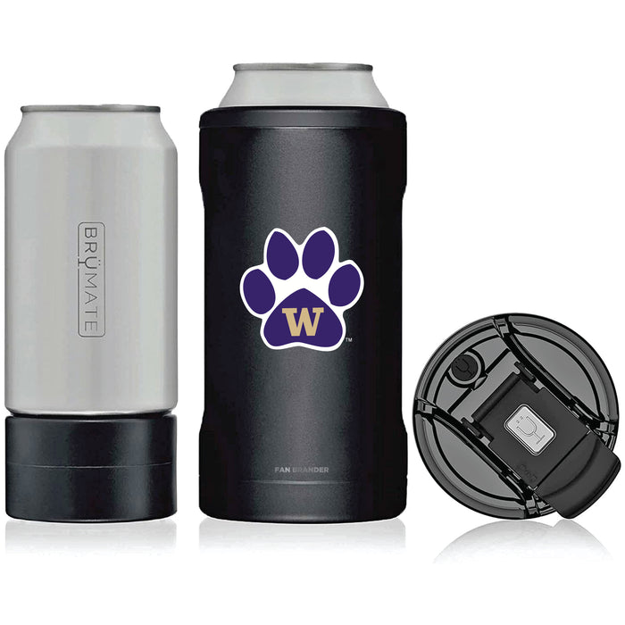 BruMate Hopsulator Trio 3-in-1 Insulated Can Cooler with Washington Huskies Secondary Logo