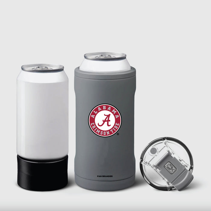 BruMate Hopsulator Trio 3-in-1 Insulated Can Cooler with Alabama Crimson Tide Primary Logo