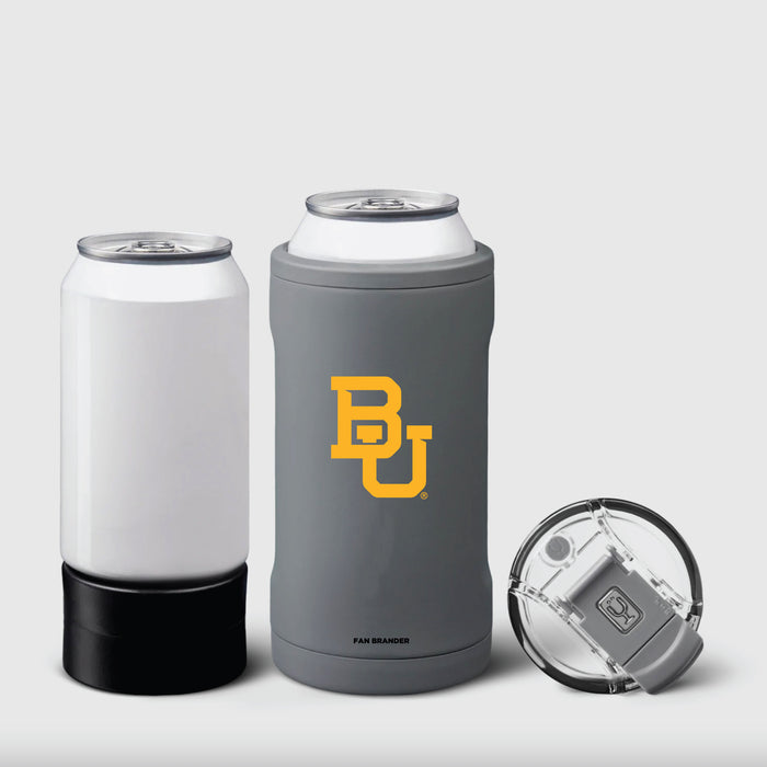BruMate Hopsulator Trio 3-in-1 Insulated Can Cooler with Baylor Bears Primary Logo