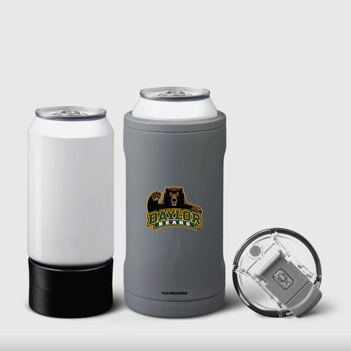 BruMate Hopsulator Trio 3-in-1 Insulated Can Cooler with Baylor Bears Secondary Logo