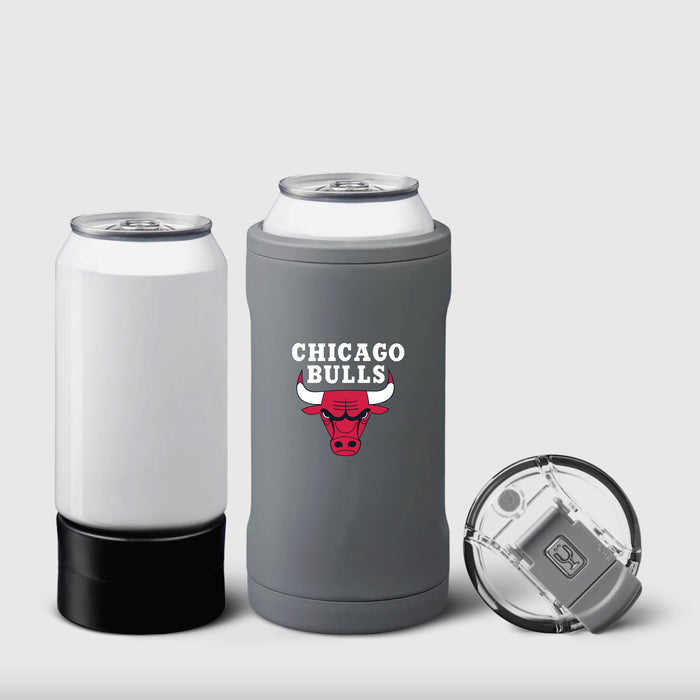 BruMate Hopsulator Trio 3-in-1 Insulated Can Cooler with Chicago Bulls Primary Logo