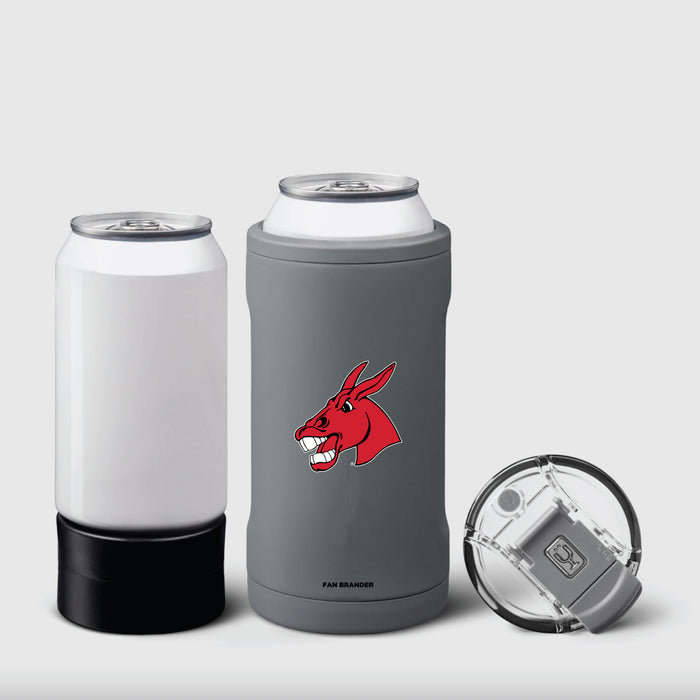 BruMate Hopsulator Trio 3-in-1 Insulated Can Cooler with Central Missouri Mules Secondary Logo