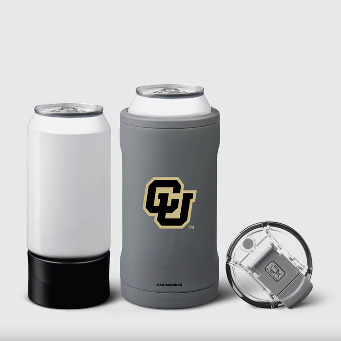 BruMate Hopsulator Trio 3-in-1 Insulated Can Cooler with Colorado Buffaloes Secondary Logo