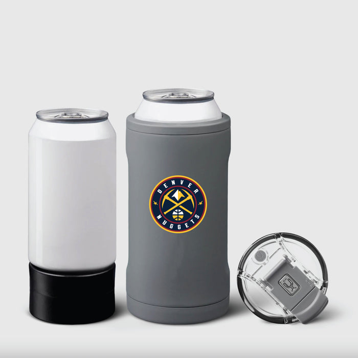 BruMate Hopsulator Trio 3-in-1 Insulated Can Cooler with Denver Nuggets Primary Logo