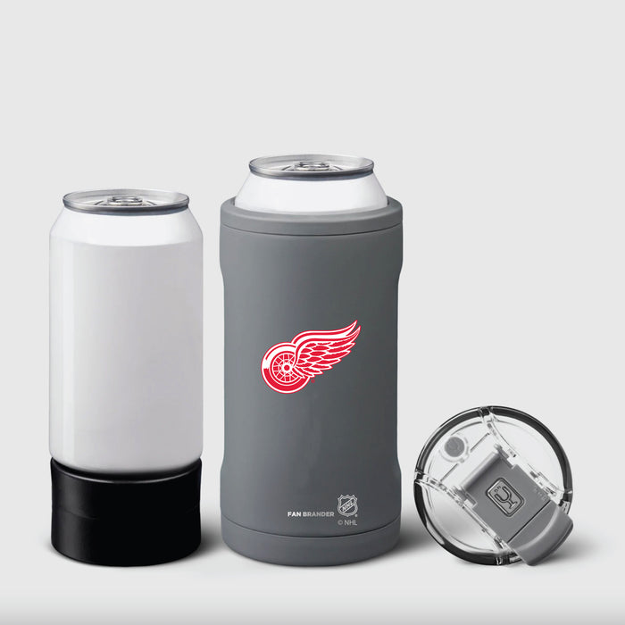BruMate Hopsulator Trio 3-in-1 Insulated Can Cooler with Detroit Red Wings Primary Logo