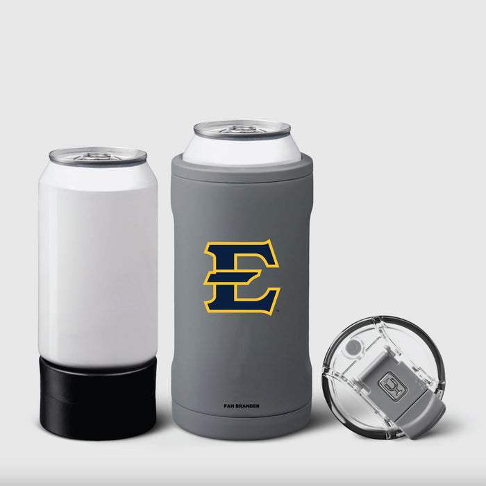 BruMate Hopsulator Trio 3-in-1 Insulated Can Cooler with Eastern Tennessee State Buccaneers Primary Logo