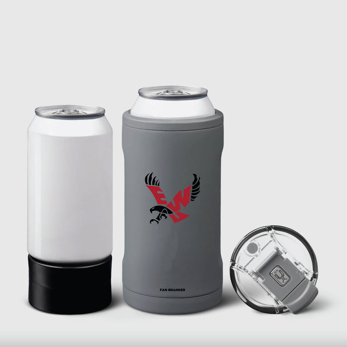 BruMate Hopsulator Trio 3-in-1 Insulated Can Cooler with Eastern Washington Eagles Primary Logo