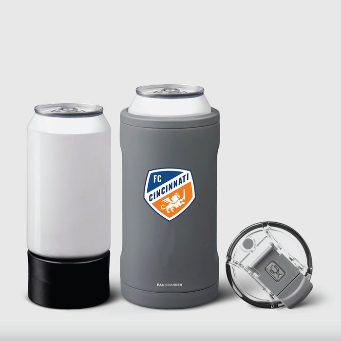 BruMate Hopsulator Trio 3-in-1 Insulated Can Cooler with FC Cincinnati Primary Logo