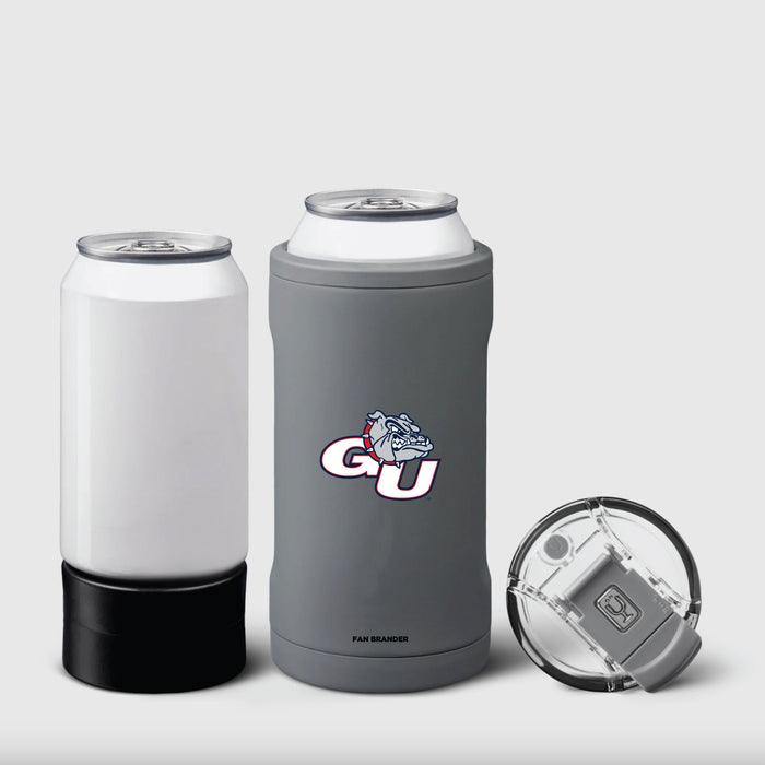 BruMate Hopsulator Trio 3-in-1 Insulated Can Cooler with Gonzaga Bulldogs Secondary Logo