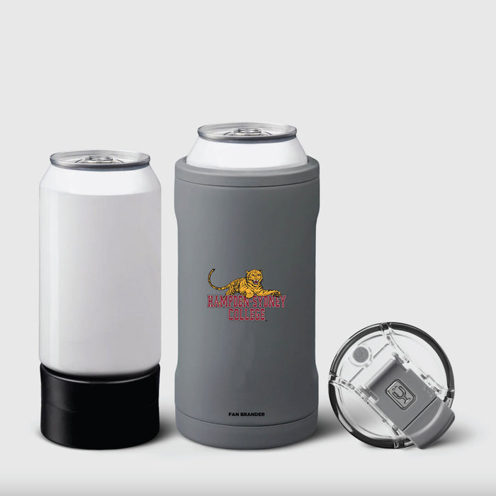 BruMate Hopsulator Trio 3-in-1 Insulated Can Cooler with Hampden Sydney Secondary Logo