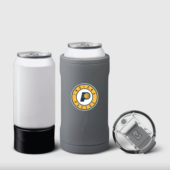 BruMate Hopsulator Trio 3-in-1 Insulated Can Cooler with Indiana Pacers Primary Logo