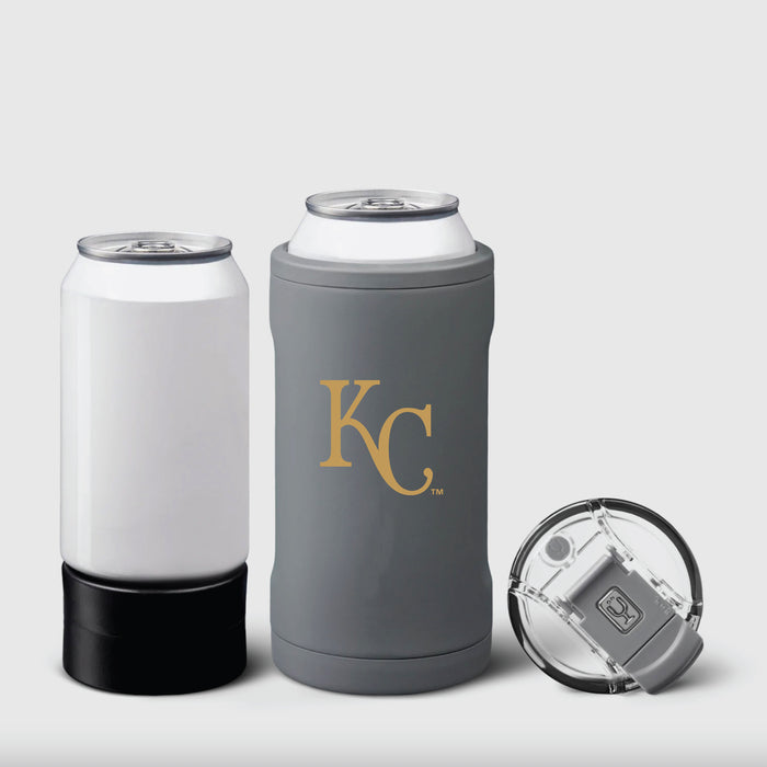 BruMate Hopsulator Trio 3-in-1 Insulated Can Cooler with Kansas City Royals Primary Logo
