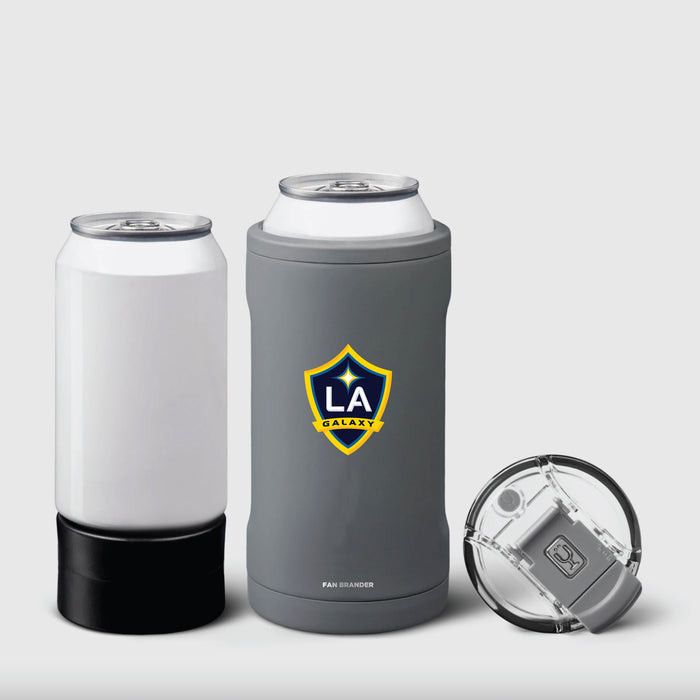 BruMate Hopsulator Trio 3-in-1 Insulated Can Cooler with LA Galaxy Primary Logo