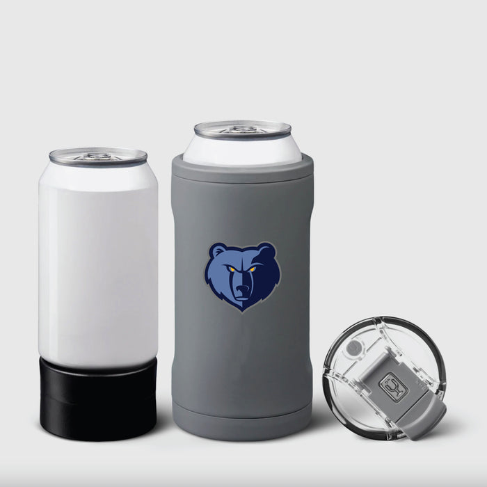 BruMate Hopsulator Trio 3-in-1 Insulated Can Cooler with Memphis Grizzlies Primary Logo