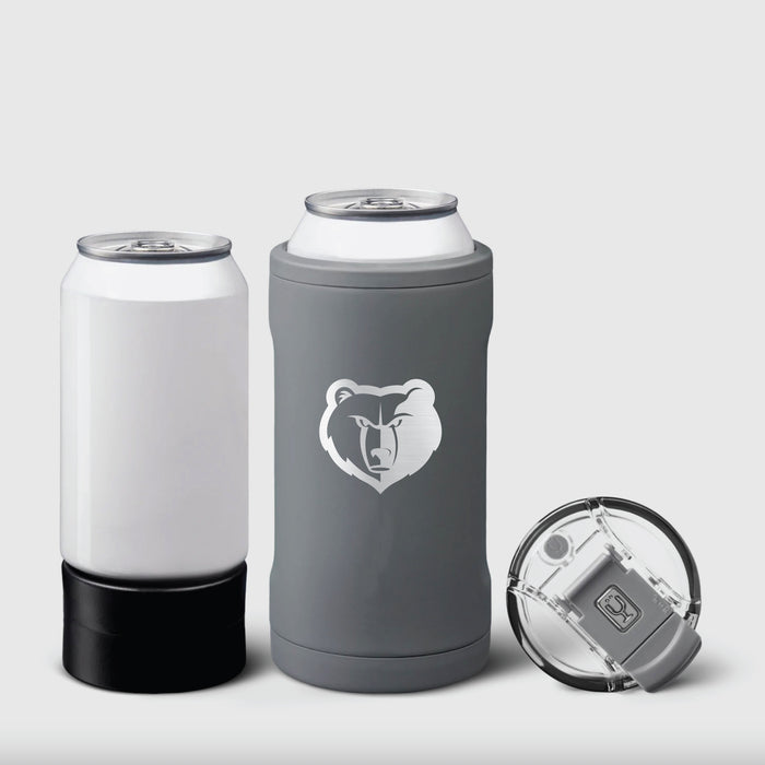 BruMate Hopsulator Trio 3-in-1 Insulated Can Cooler with Memphis Grizzlies Etched Primary Logo