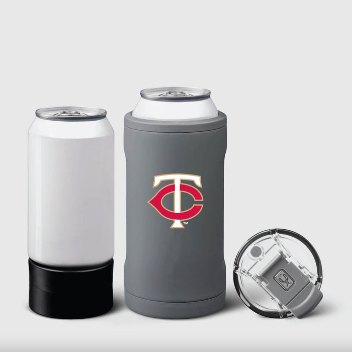 BruMate Hopsulator Trio 3-in-1 Insulated Can Cooler with Minnesota Twins Secondary Logo