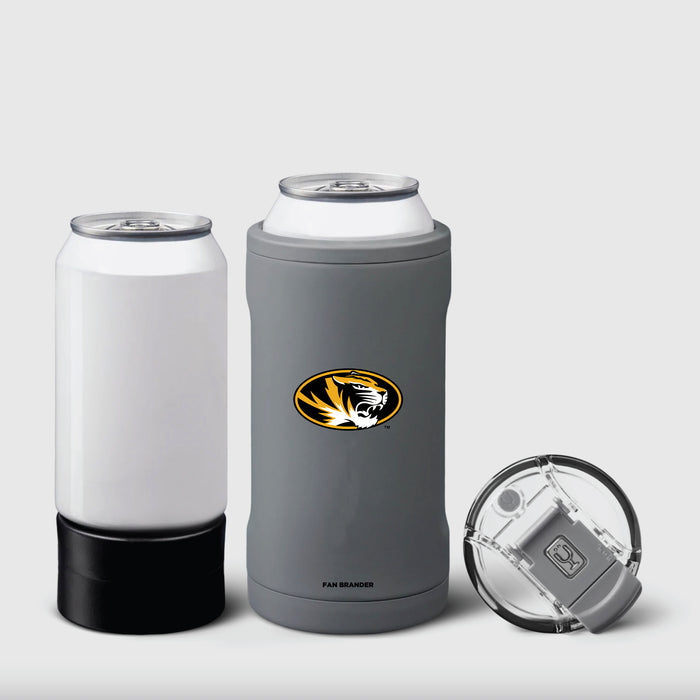 BruMate Hopsulator Trio 3-in-1 Insulated Can Cooler with Missouri Tigers Primary Logo