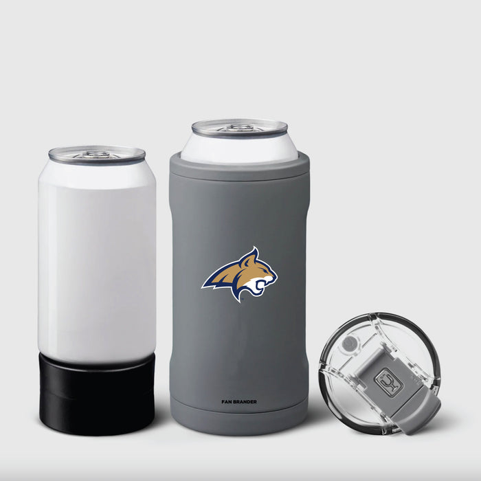 BruMate Hopsulator Trio 3-in-1 Insulated Can Cooler with Montana State Bobcats Primary Logo