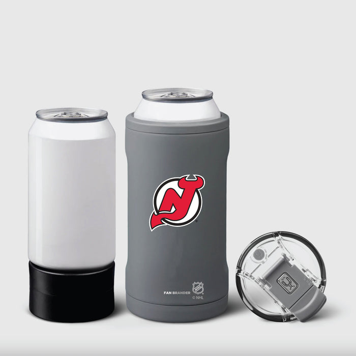BruMate Hopsulator Trio 3-in-1 Insulated Can Cooler with New Jersey Devils Primary Logo