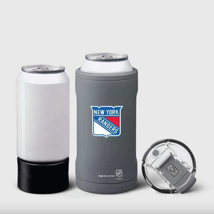 BruMate Hopsulator Trio 3-in-1 Insulated Can Cooler with New York Rangers Primary Logo