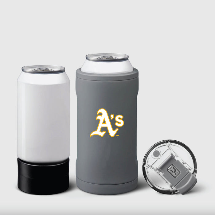 BruMate Hopsulator Trio 3-in-1 Insulated Can Cooler with Oakland Athletics Primary Logo